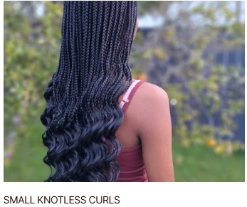 Small Knotless Curls